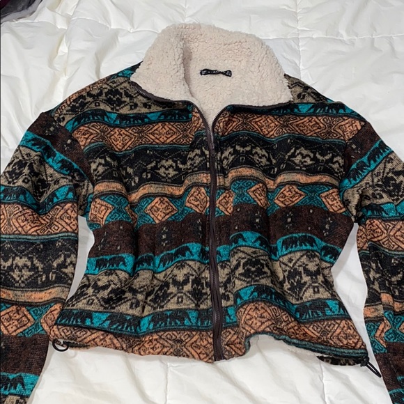 Aztec Teddy Jacket - Picture 1 of 3